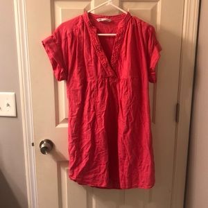 Hot Pink Zara Shift Dress